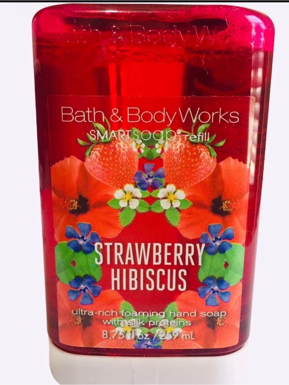 Bath & Body Works Strawberry Hibiscus Foaming Hand Soap - Red